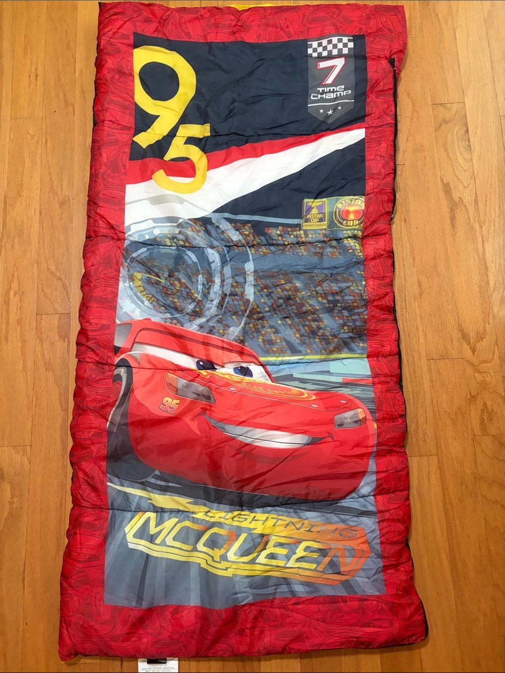 Lightning McQueen Kids Red Sleeping Bag Barely used
